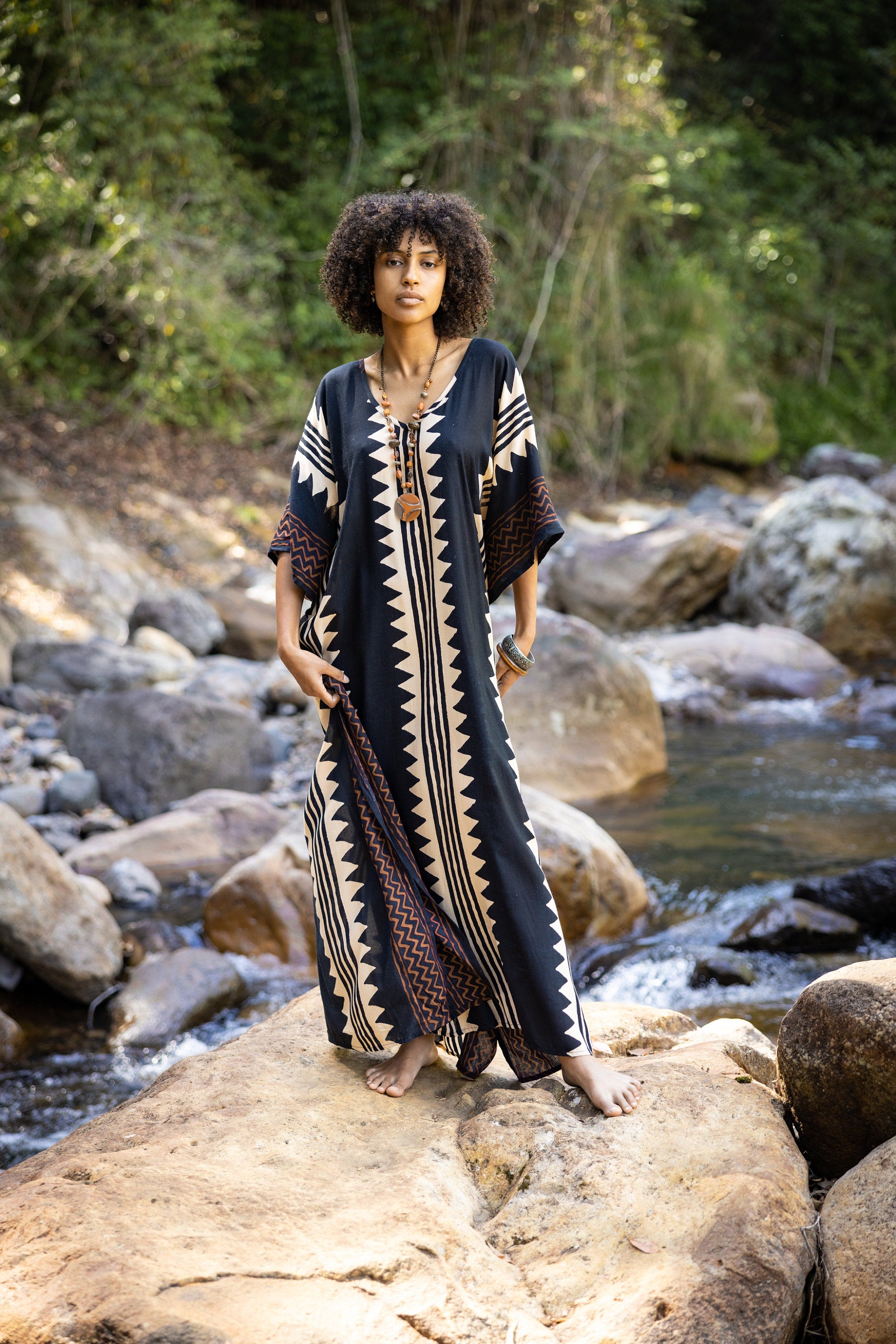 ELGA Kaftan Maxi Long Dress Soft | AJJAYA ELGA Kaftan Maxi Long Dress Soft | AJJAYA