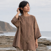 AMTAL Shirt Ceremonial Womens Festival Top Brown