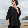 AMTAL Shirt Ceremonial Womens Festival Top Black