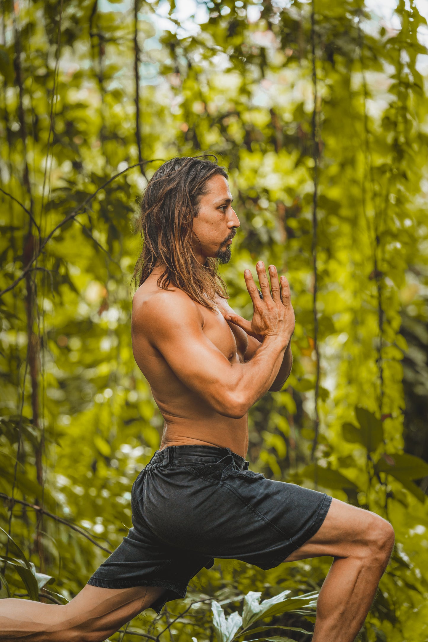 TAKTI Mens Black Cargo Short Pants Stone Washed Zipped Pockets Cotton Shorts Festival Tactical Functional Above Knee AJJAYA