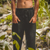 TADASANA Herren Yogahose Beige Bio Hanf und Baumwolle Handgefertigt Samurai Taschen Umweltfreundlich Nachhaltig Bequem Earthy Gypsy AJJAYA