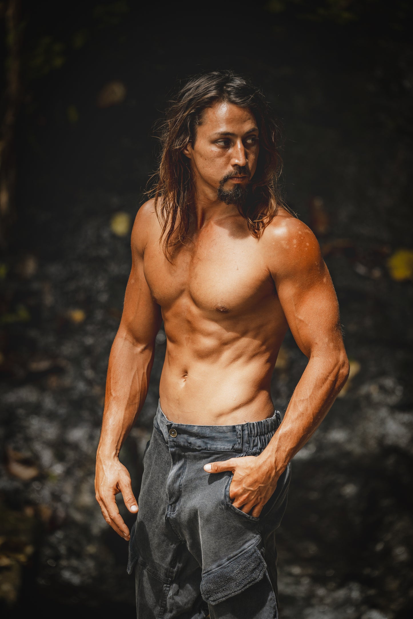 AGILO V2 Black Tactical Cargo Pants with Zipped Pockets Stretchy Cotton Rock Climbing Hiking Trekking Festival Stone Washed AJJAYA