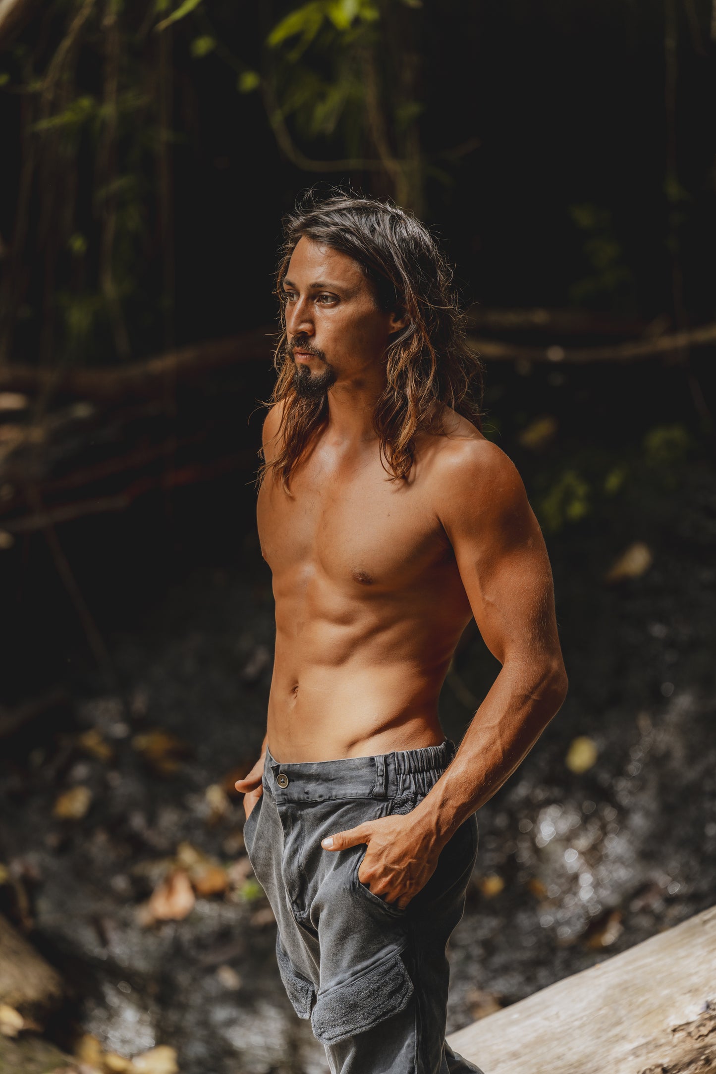 AGILO V2 Black Tactical Cargo Pants with Zipped Pockets Stretchy Cotton Rock Climbing Hiking Trekking Festival Stone Washed AJJAYA