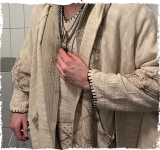 KAURI LONG Sleeve Beige Mens Top