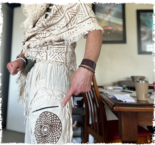 MANDA Mens Short Cotton Bermuda Pants