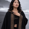 KAIROS Kimono Womens Ceremony Robe Black