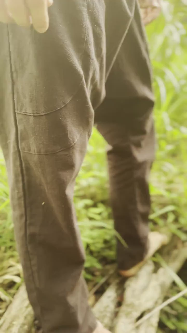 Mens Pants Cotton Drop Crotch Black Harem Alibaba Yoga Comfortable Breathable One Size Loose Fit Festival Boho Hippie Natural Earthy AJJAYA