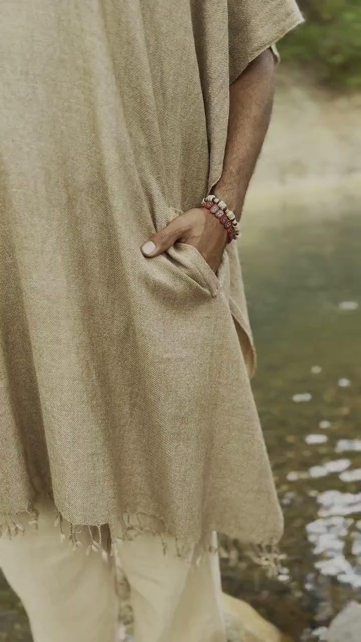 pure cashmere ピュア カシミヤ ブラウン ポンチョ  【Ｆ】 pure cashmere ピュア カシミヤ ブラウン ポンチョ 【F】 pure