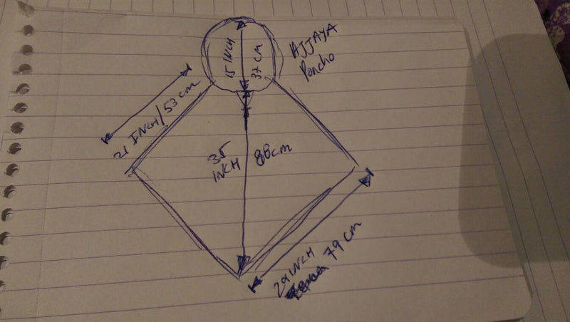 HODDI Womens Hooded Poncho Desert Sand Cashmere and Acrylic Wool Hood Pockets Earthy Tribal Pattern Festival AJJAYA Mexican Primitive