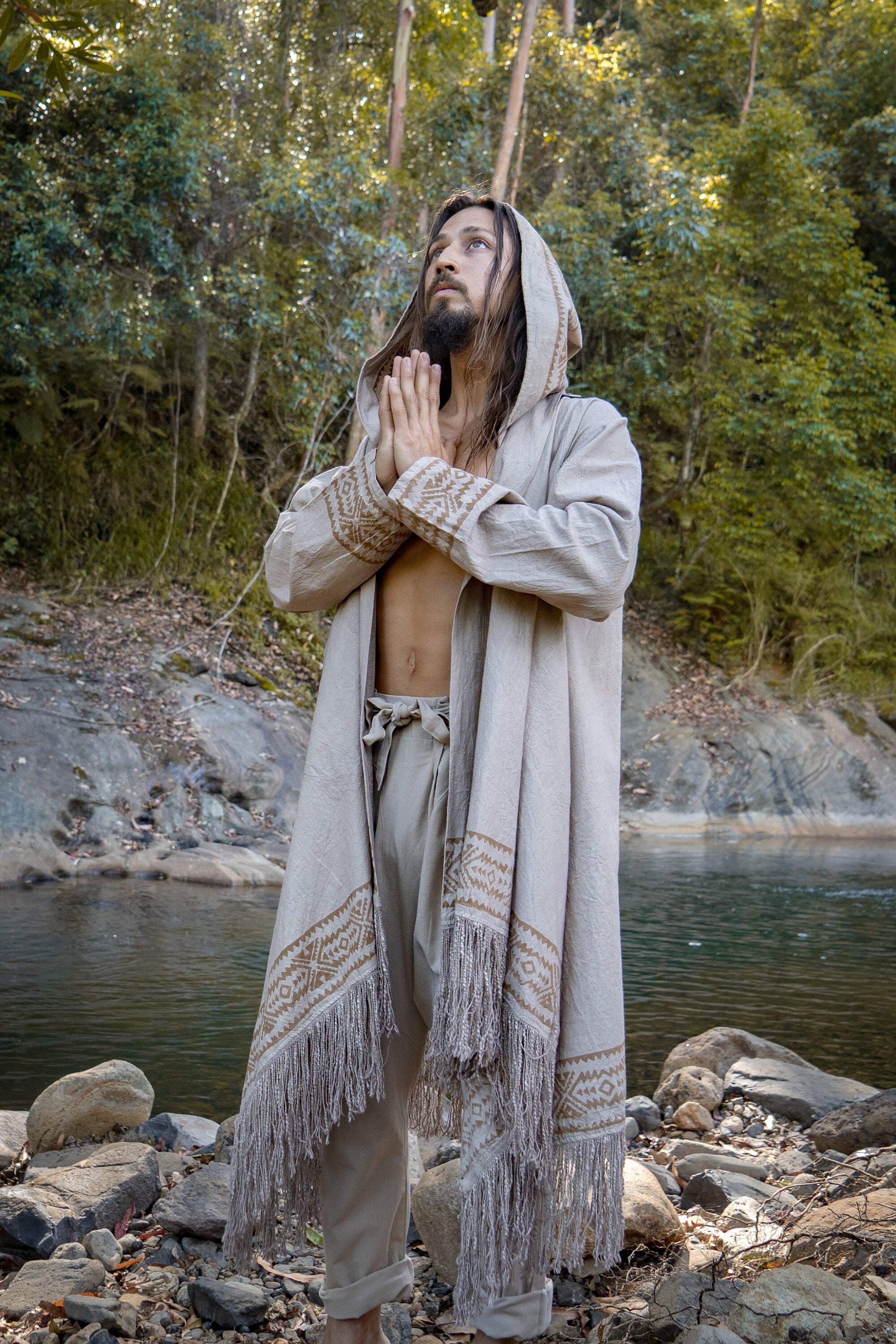 Men's Shaman Robe Shaman Clothing | Shamanic Ponchos & Kimonos For Men & Women