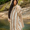 JAPOMONO Hooded Poncho Jacket Kimono Hybrid Large Hood and Pockets Handmade Naturally Dyed Block Printed Tribal Pattern Festival AJJAYA