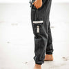 OKKO Faded Black Organic Hemp and Cotton Mens Pants Handmade Four Pockets Eco friendly Sustainable Comfortable Earthy Yoga Gypsy Boho AJJAYA